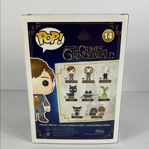 Funko Pop #14 Newt Scamander Fantastic Beasts Crimes of Grindelwald Vinyl Pop TV - Picture 3 of 6